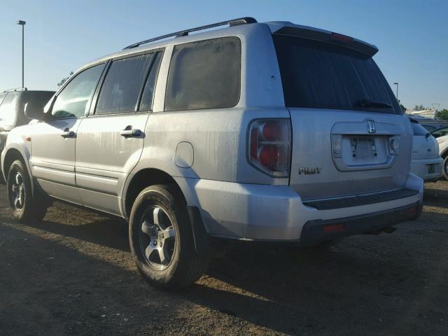 5FNYF28506B039713 - 2006 HONDA PILOT EX SILVER photo 3