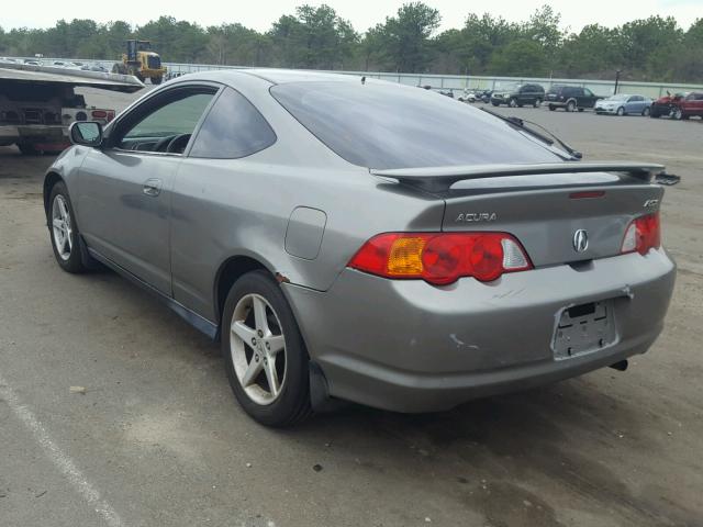 JH4DC54802C024157 - 2002 ACURA RSX GRAY photo 3