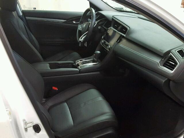 19XFC1F78HE008488 - 2017 HONDA CIVIC EXL WHITE photo 5