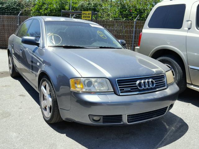 WAULD64B74N010613 - 2004 AUDI A6 2.7T QU GRAY photo 1