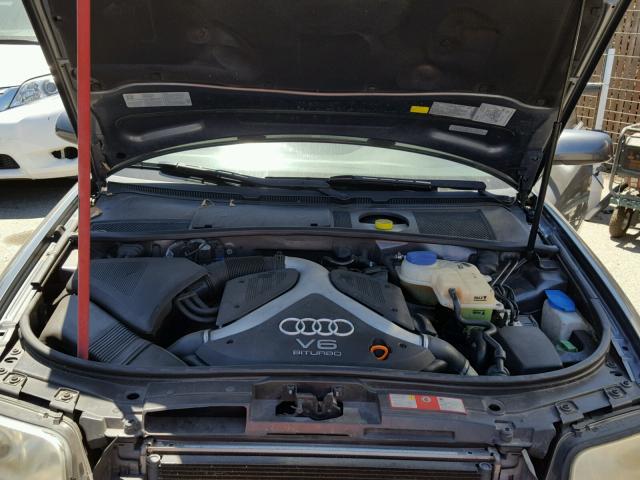 WAULD64B74N010613 - 2004 AUDI A6 2.7T QU GRAY photo 7