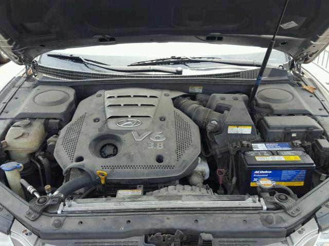 KMHFC46FX6A055669 - 2006 HYUNDAI AZERA SE GRAY photo 7