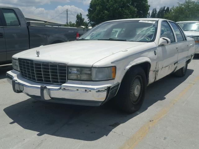 1G6DW52P0SR705373 - 1995 CADILLAC FLEETWOOD WHITE photo 2