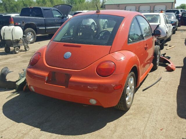 3VWCK21C33M432415 - 2003 VOLKSWAGEN NEW BEETLE 橙色 照片 4
