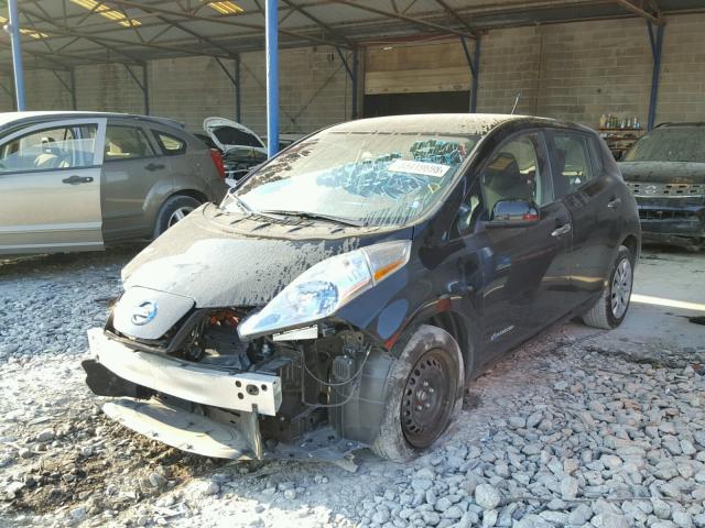 1N4AZ0CP1DC414644 - 2013 NISSAN LEAF S BLACK photo 2