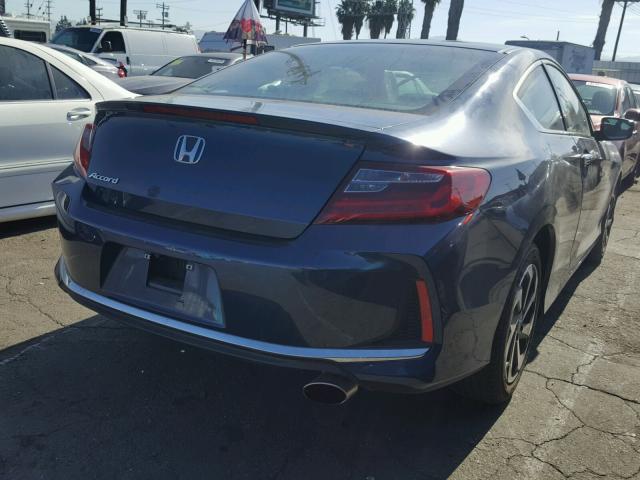 1HGCT1B46GA009057 - 2016 HONDA ACCORD LX- BLUE photo 4