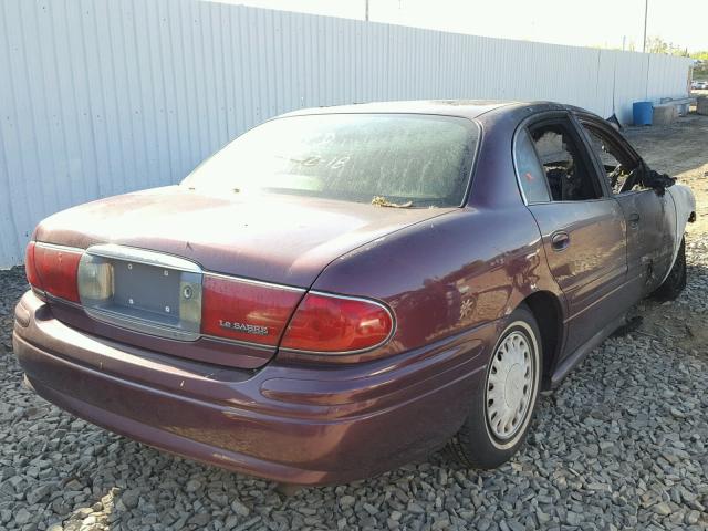 1G4HP52KX34142276 - 2003 BUICK LESABRE CU MAROON photo 4