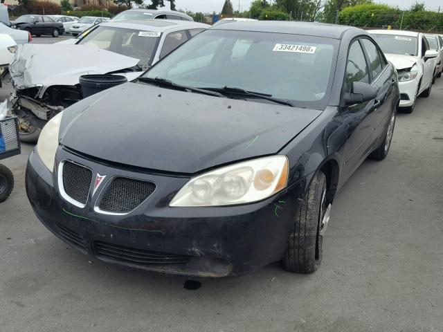 1G2ZF58B174132426 - 2007 PONTIAC G6 VALUE L BLACK photo 2