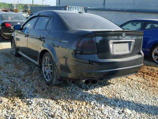 19UUA75597A021933 - 2007 ACURA TL TYPE S BLACK photo 3