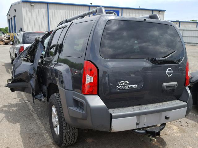 5N1AN0NU6DN816782 - 2013 NISSAN XTERRA X GRAY photo 3