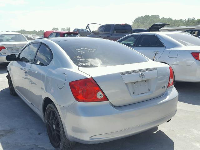 JTKDE177450002071 - 2005 TOYOTA SCION TC 银色 照片 3