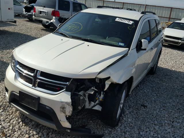 3C4PDCBGXET107131 - 2014 DODGE JOURNEY SX WHITE photo 2