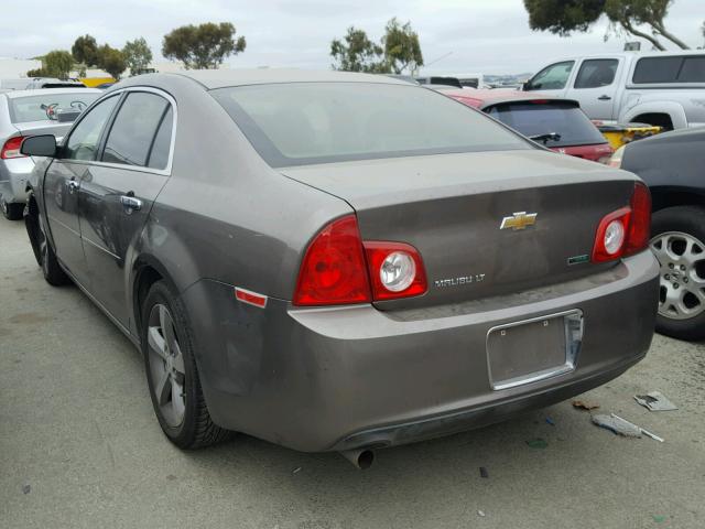 1G1ZC5EU3BF371668 - 2011 CHEVROLET MALIBU 1LT 棕色 照片 3