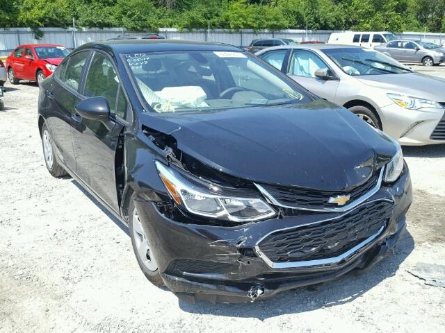 1G1BC5SMXH7204510 - 2017 CHEVROLET CRUZE LS BLACK photo 1