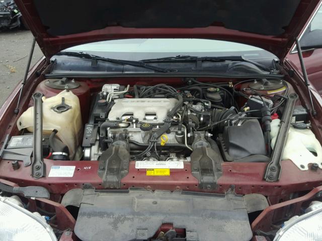 2G1WL52M7V1171184 - 1997 CHEVROLET LUMINA BAS BURGUNDY photo 7