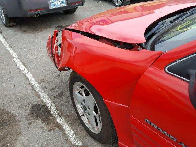 1G2NF52T0YC555926 - 2000 PONTIAC GRAND AM S წითელი ფოტო 10