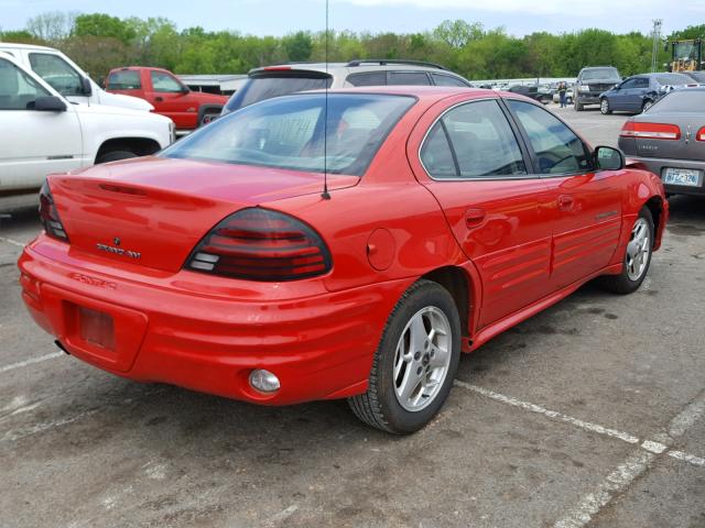 1G2NF52T0YC555926 - 2000 PONTIAC GRAND AM S წითელი ფოტო 4
