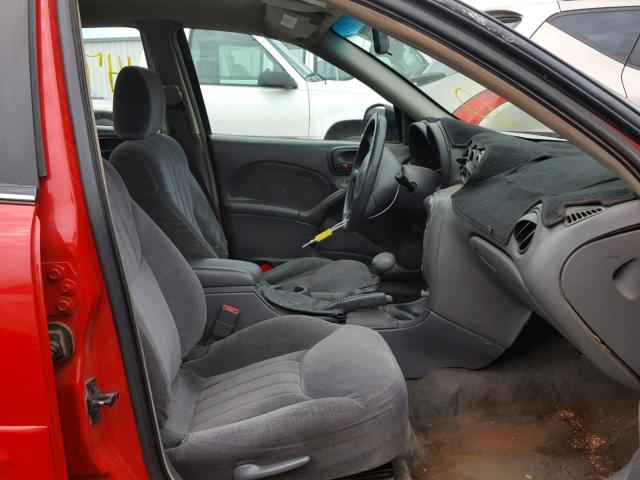 1G2NF52T0YC555926 - 2000 PONTIAC GRAND AM S წითელი ფოტო 5