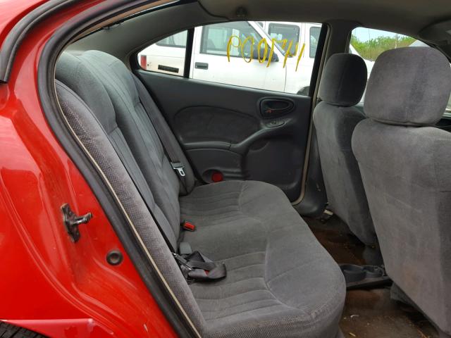 1G2NF52T0YC555926 - 2000 PONTIAC GRAND AM S წითელი ფოტო 6