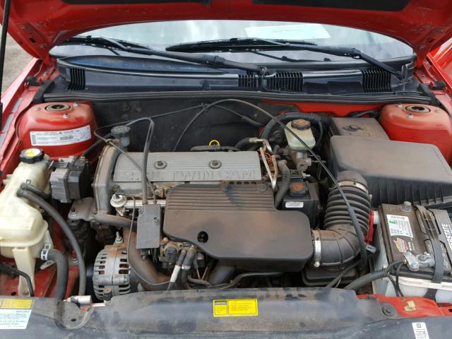 1G2NF52T0YC555926 - 2000 PONTIAC GRAND AM S წითელი ფოტო 7