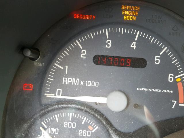 1G2NF52T0YC555926 - 2000 PONTIAC GRAND AM S წითელი ფოტო 8