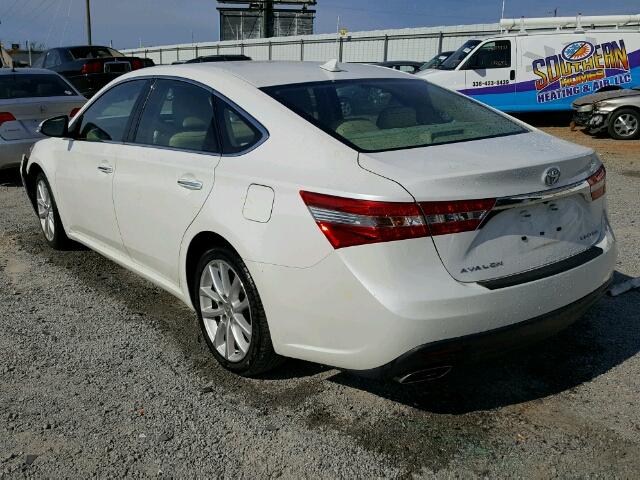 4T1BK1EB9DU020261 - 2013 TOYOTA AVALON BAS WHITE photo 3