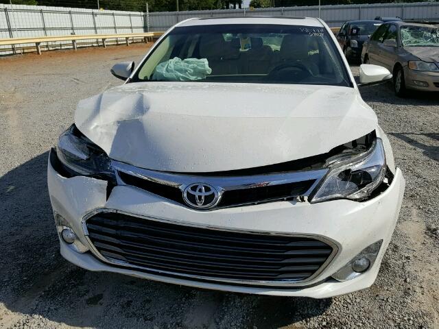 4T1BK1EB9DU020261 - 2013 TOYOTA AVALON BAS WHITE photo 9