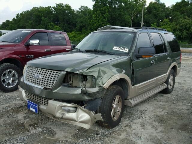 1FMPU185X5LB12959 - 2005 FORD EXPEDITION GREEN photo 2