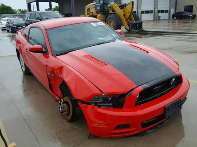 1ZVBP8CF7E5291543 - 2014 FORD MUSTANG GT RED photo 1