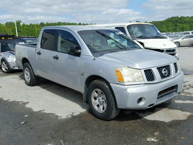 1N6AA07A74N529130 - 2004 NISSAN TITAN XE SILVER photo 1