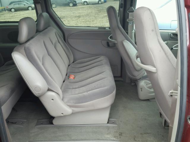 1C4GJ25362B734420 - 2002 CHRYSLER VOYAGER MAROON photo 6