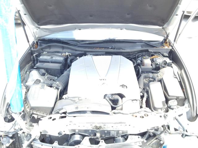 JTHBE96SX80036876 - 2008 LEXUS GS 350 SILVER photo 7