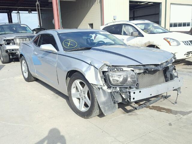 2G1FB1E34C9117581 - 2012 CHEVROLET CAMARO LT SILVER photo 1