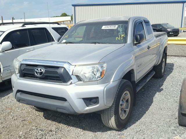 5TFTX4GN7DX018509 - 2013 TOYOTA TACOMA PRE SILVER photo 2