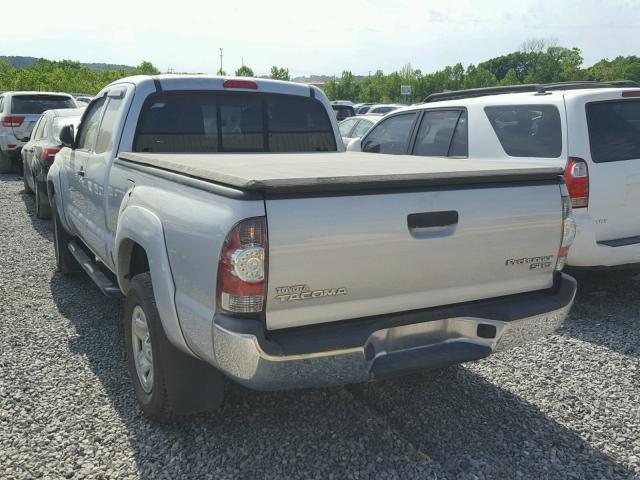 5TFTX4GN7DX018509 - 2013 TOYOTA TACOMA PRE SILVER photo 3