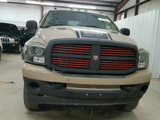 1D7KS28A17J595544 - 2007 DODGE RAM 2500 S TAN photo 10