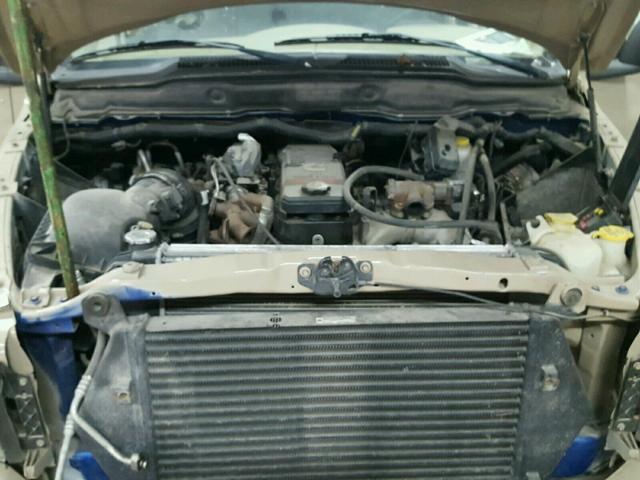 1D7KS28A17J595544 - 2007 DODGE RAM 2500 S TAN photo 7