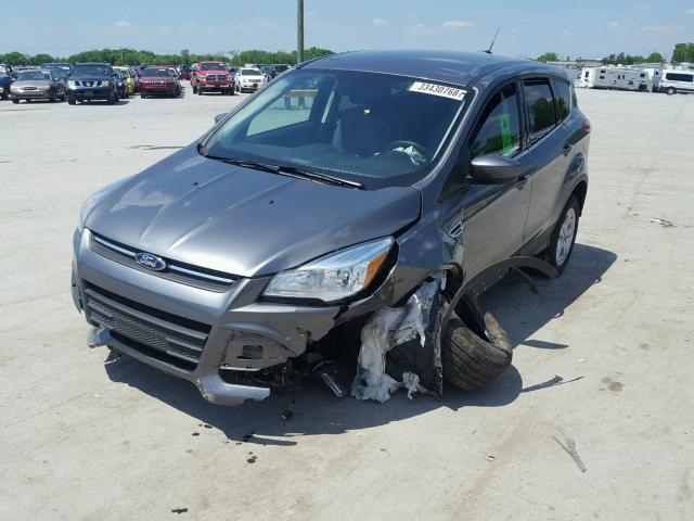 1FMCU0GX0EUD07460 - 2014 FORD ESCAPE SE GRAY photo 2