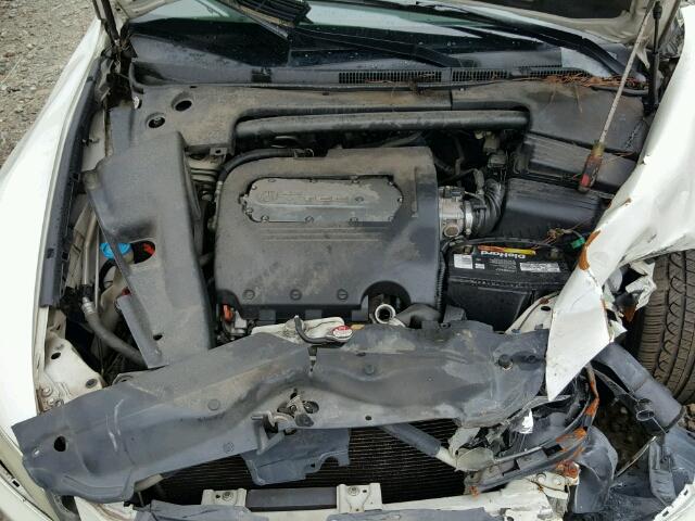 19UUA66245A009880 - 2005 ACURA TL WHITE photo 7