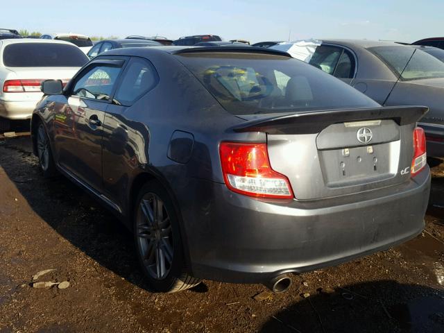 JTKJF5C74B3013787 - 2011 TOYOTA SCION TC 灰色 照片 3