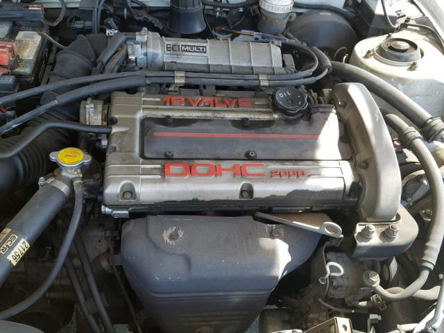 4E3CS44R8LE038647 - 1990 EAGLE TALON WHITE photo 7