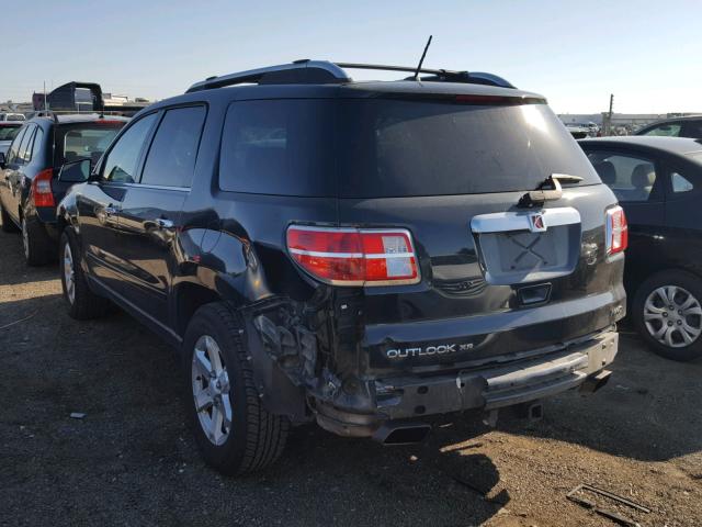 5GZEV23788J204951 - 2008 SATURN OUTLOOK XR შავი ფოტო 3