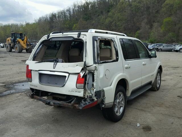 5LMEU88H84ZJ33649 - 2004 LINCOLN AVIATOR 白色 照片 4