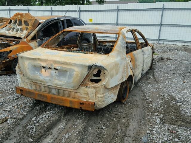 4T1BE32K85U055849 - 2005 TOYOTA CAMRY LE BURN photo 4