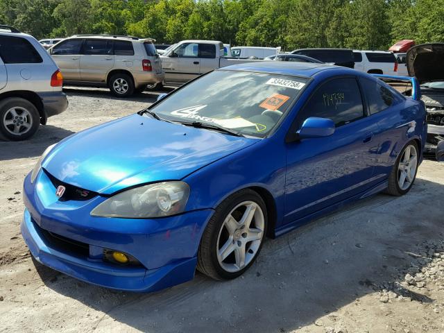 JH4DC53036S018943 - 2006 ACURA RSX TYPE-S BLUE photo 2