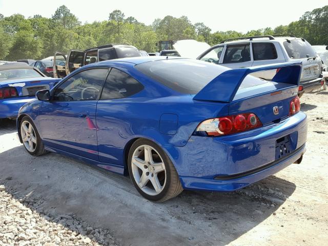 JH4DC53036S018943 - 2006 ACURA RSX TYPE-S BLUE photo 3