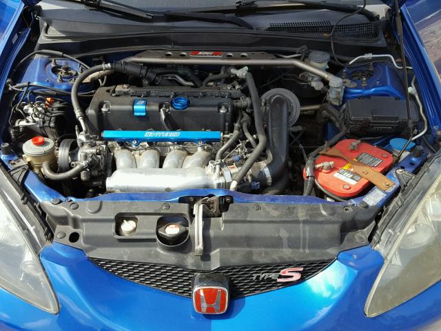JH4DC53036S018943 - 2006 ACURA RSX TYPE-S BLUE photo 7