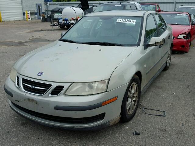 YS3FB49S751040201 - 2005 SAAB 9-3 LINEAR CREAM photo 2