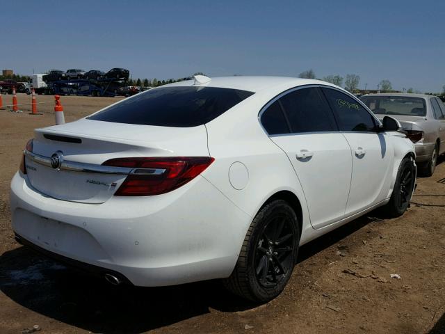 2G4GN5EXXF9171819 - 2015 BUICK REGAL PREM WHITE photo 4