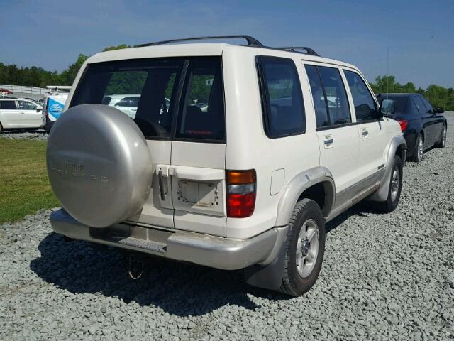 JACDJ58X9X7917743 - 1999 ISUZU TROOPER S WHITE photo 4